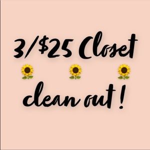 Any $12 items bundle 3/$25